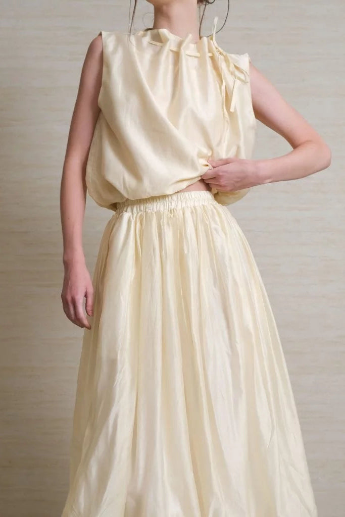 Eve Skirt Butter Yellow - Jinzu