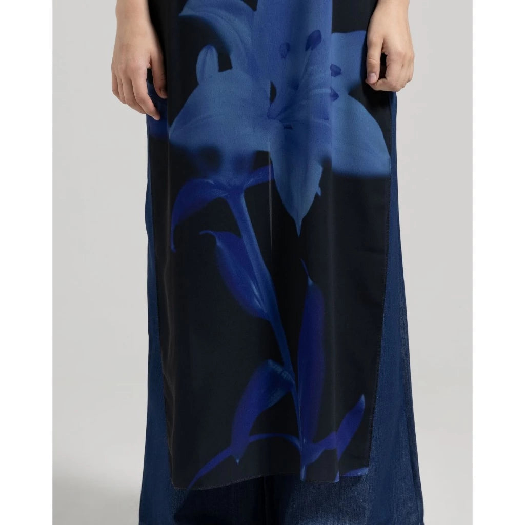 Berbunga Dress Black - Tuff Puff