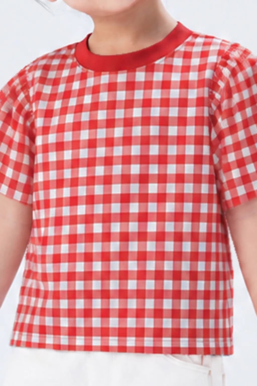 HGL Bambini - Nera Top Plaid Red White - Bambino By Esme