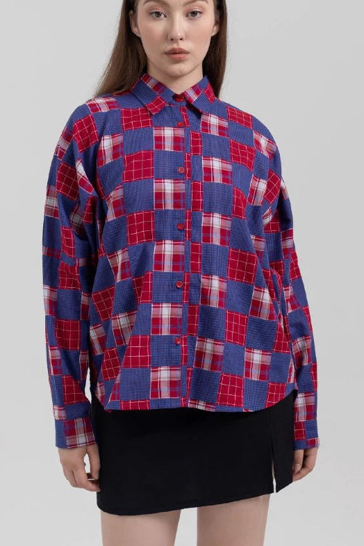 Alex Shirt Blue - Tuff Puff