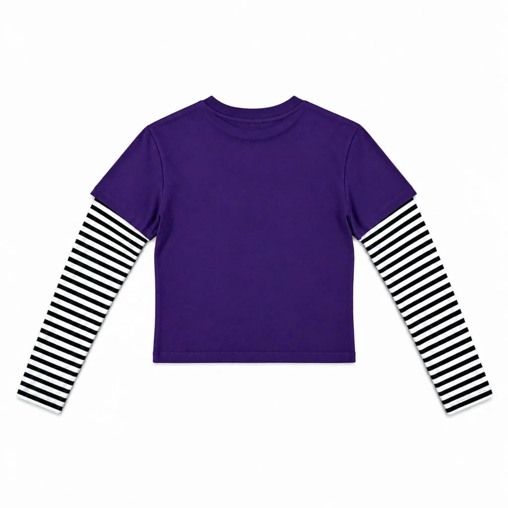 Cyra Double Layer Tee Purple - Prelude Choir