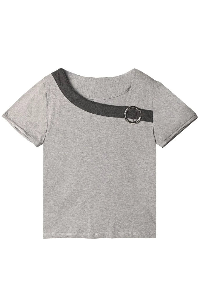 O Ring Tee - Ash Grey - Hintuturo