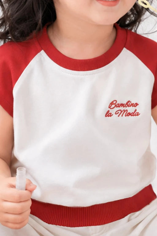 HGL Bambini - Ranu T-Shirt Red White - Bambino By Esme