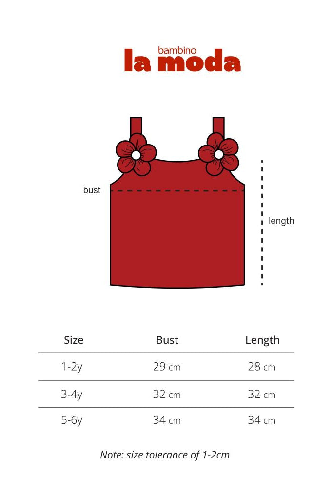 HGL Bambini - Kamila Top Red - Bambino By Esme