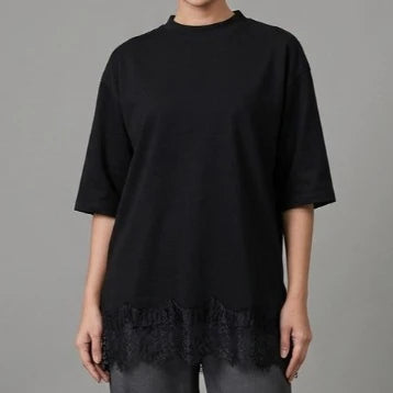 Hagia Knit Shirt Black - Aumone