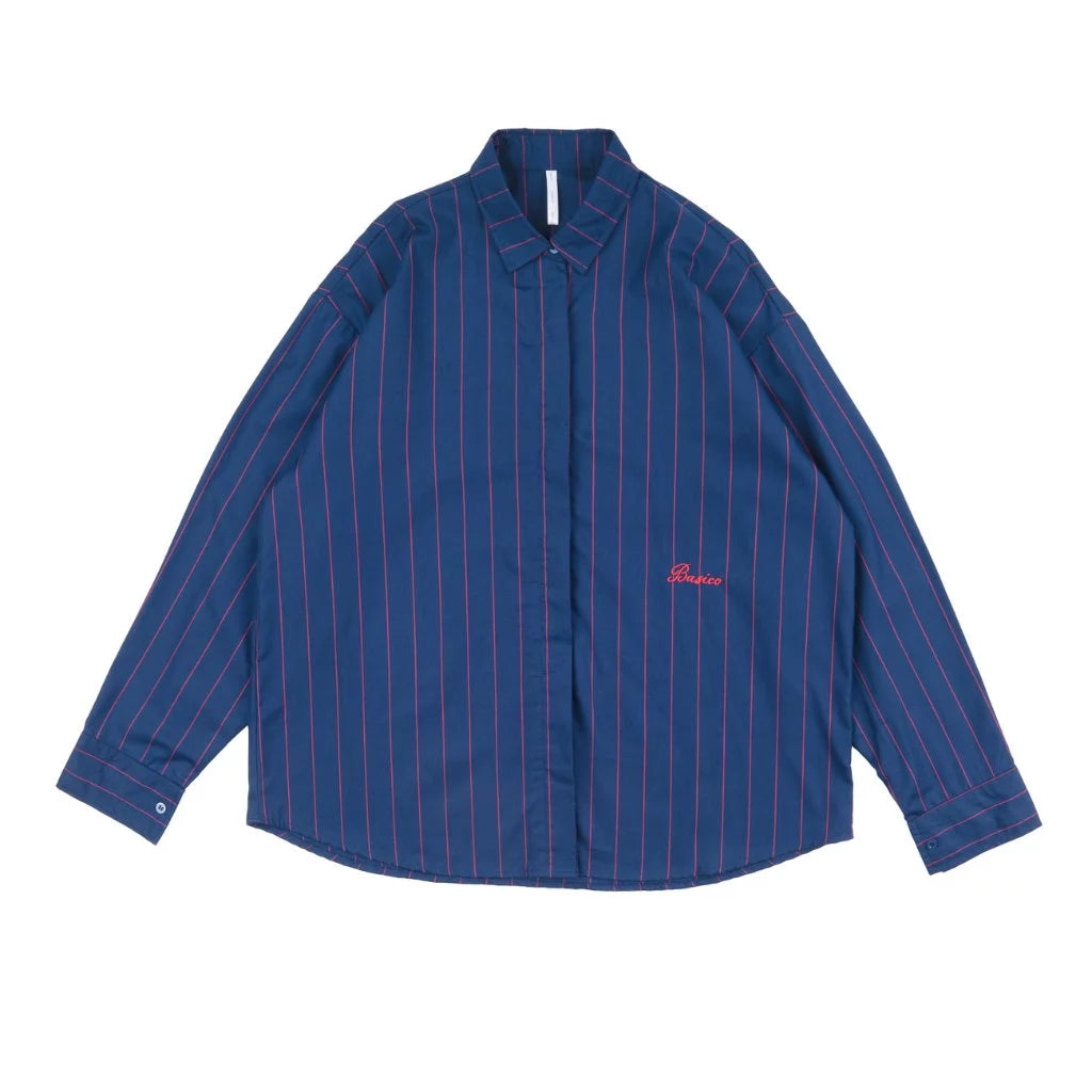 Oxford Navy Pink - Basico