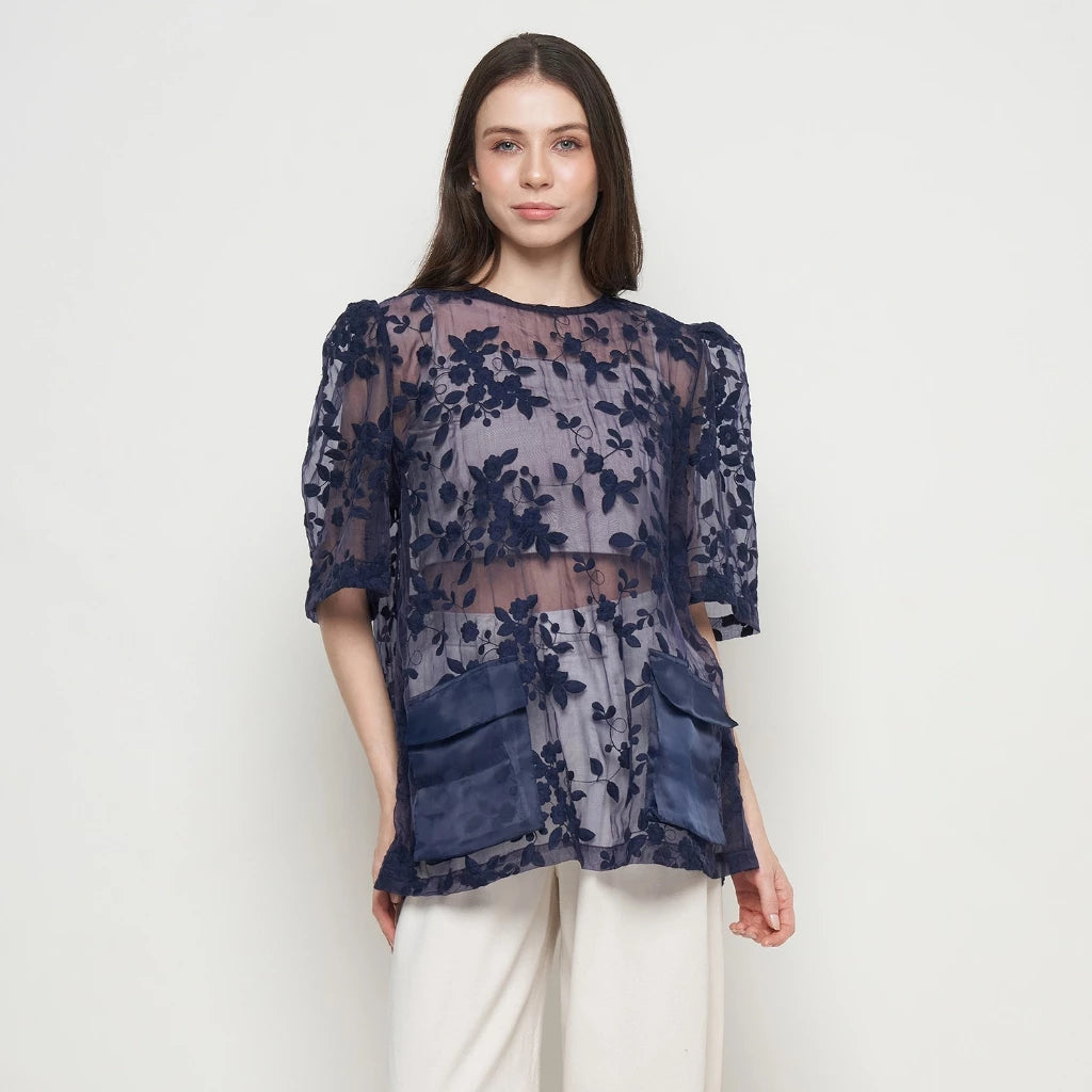 Yoko Top Navy Blue - Alexalexa