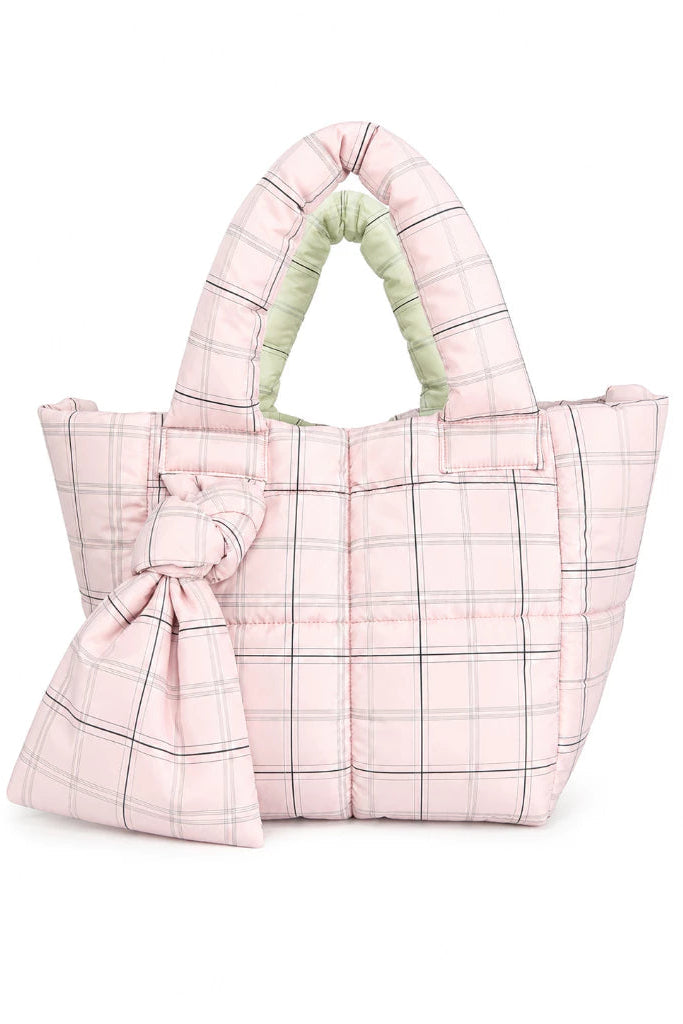 Retro Bag Tartan Pink/Mint - Hunting Fields