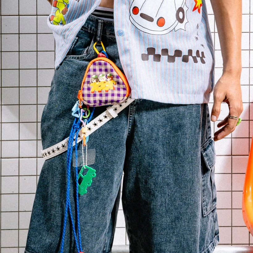 Triple Crew Crossbody Pouch Purple - Oh.Irv