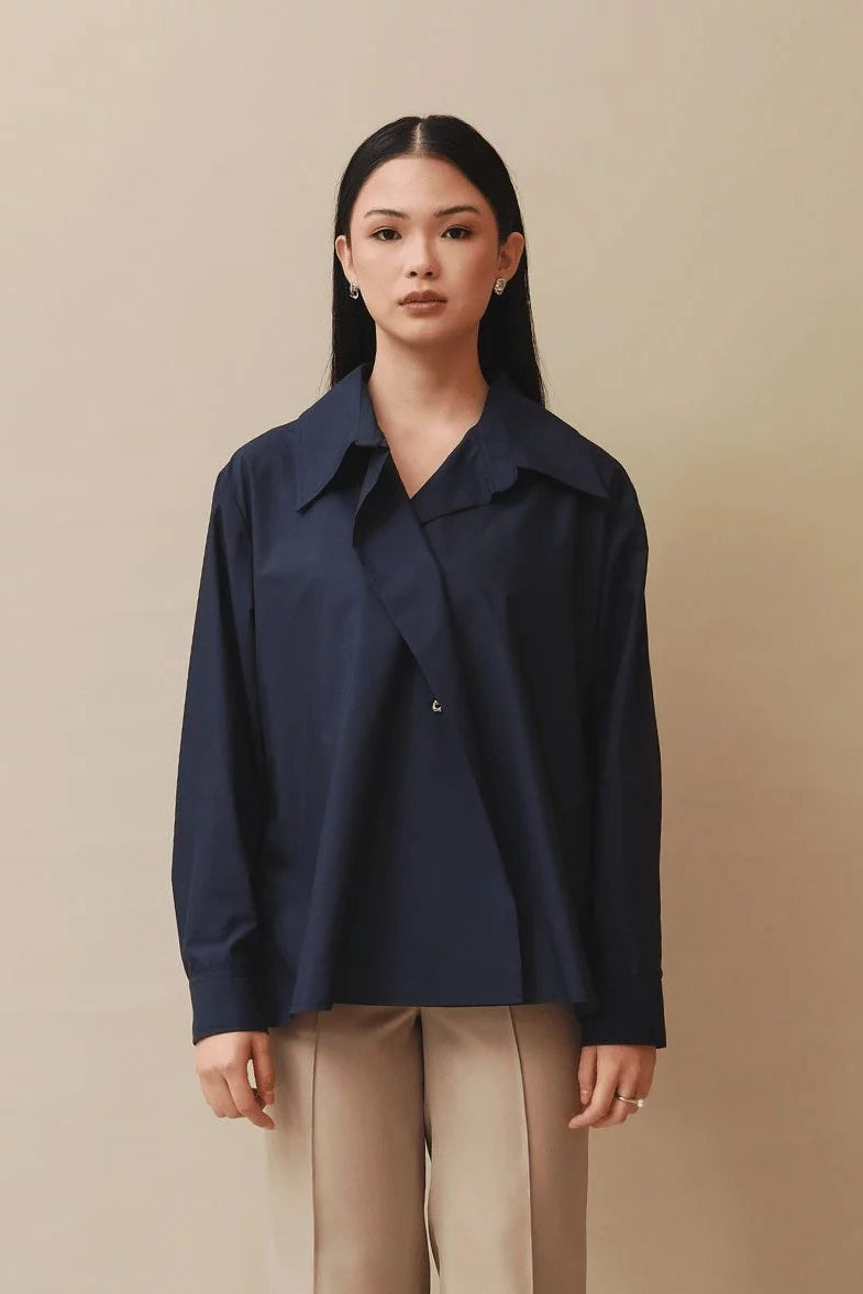 SOLR - Loop Shirt Navy - LR Studio