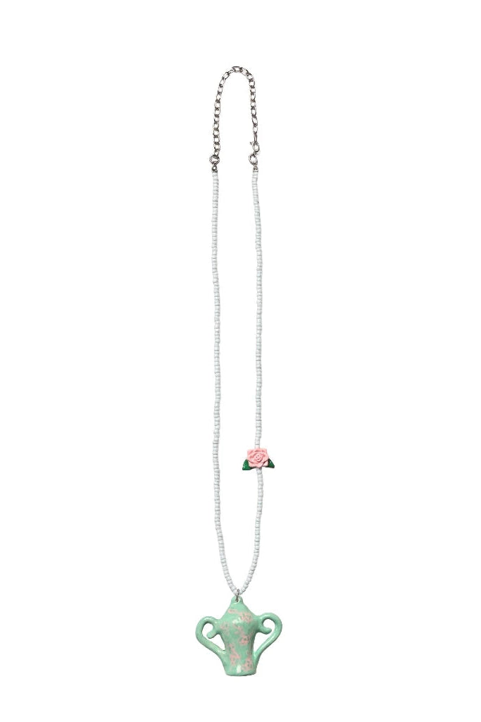 Tiny Vase Necklace - Green - Hintuturo