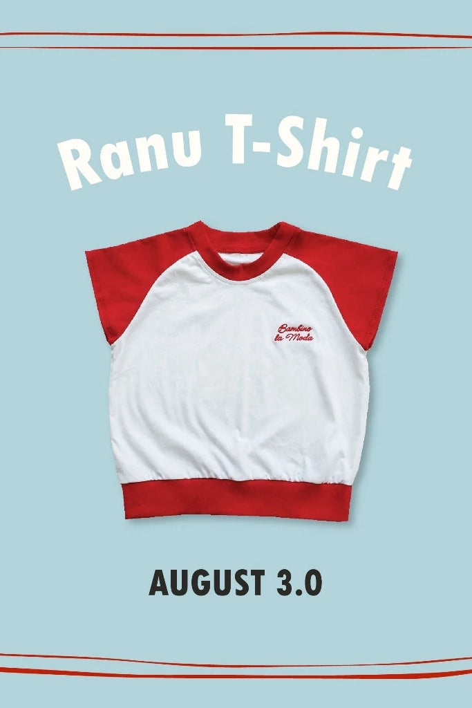HGL Bambini - Ranu T-Shirt Red White - Bambino By Esme