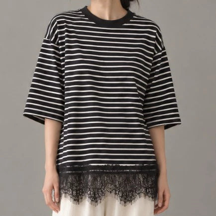 Hagia Knit Shirt ST Black - Aumone