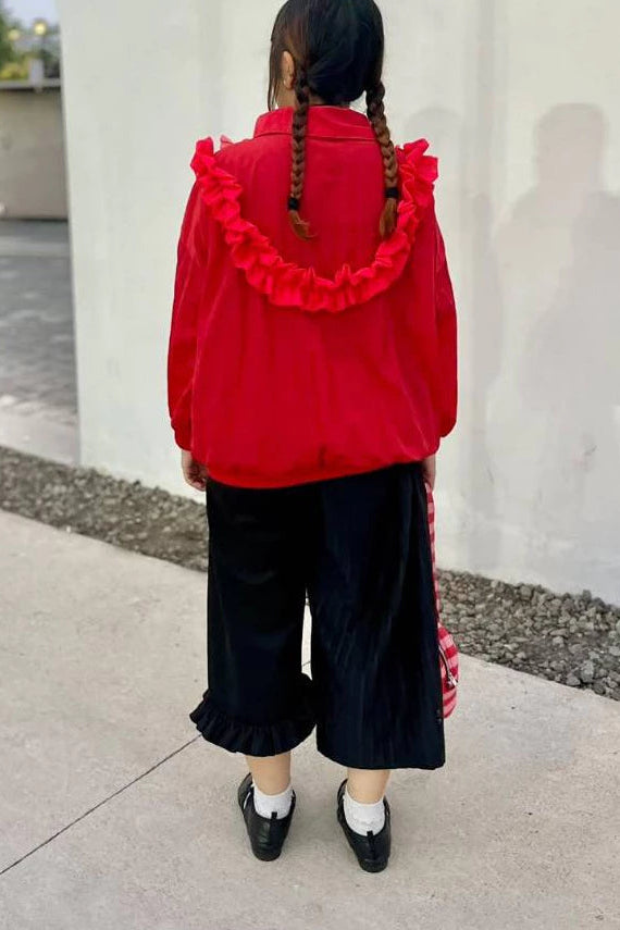 Red Lolita Frilly Jacket - Mannequin Plastic