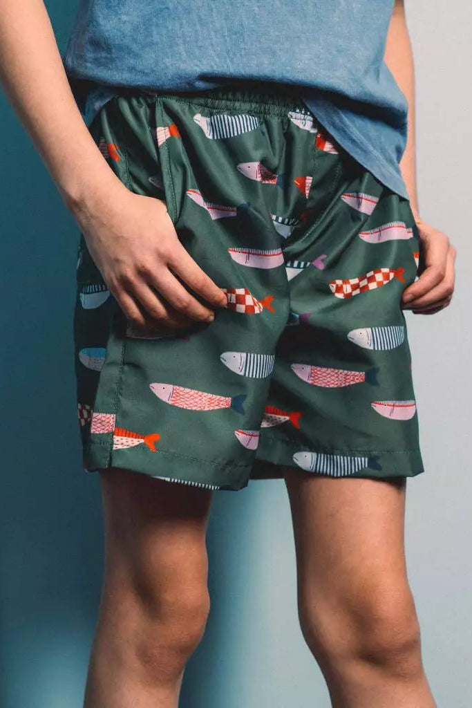 Shore Dine Short In Matcha - Playtime Wonder