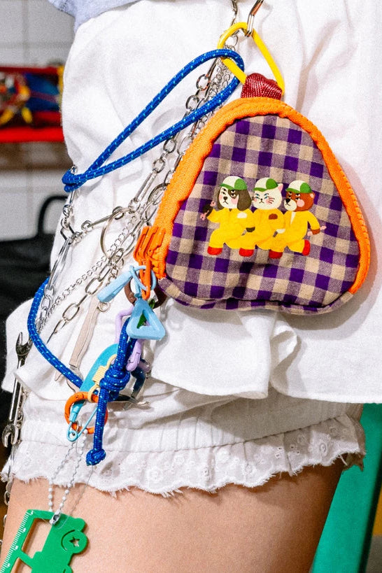 Triple Crew Crossbody Pouch Purple - Oh.Irv