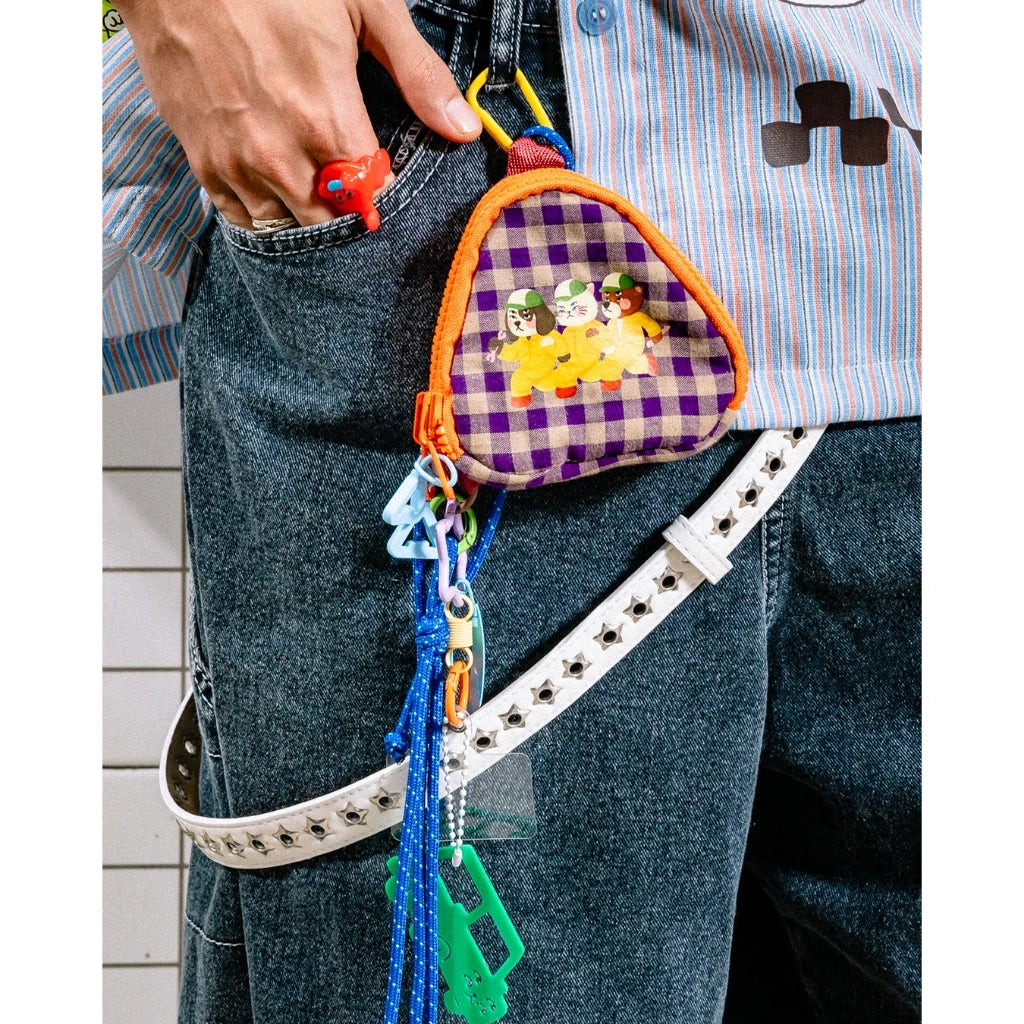 Triple Crew Crossbody Pouch Purple - Oh.Irv