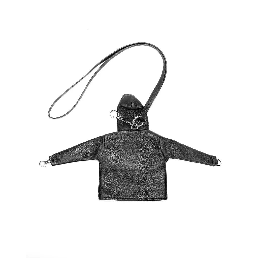 Mini Moto Lanyard Studs Black - Peau