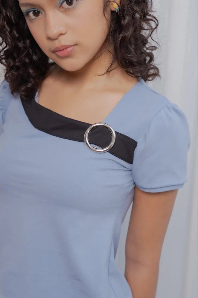 O Ring Tee Alice Blue - Hintuturo