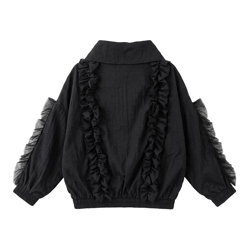 Frilly Iris Jacket Black - Mannequin Plastic
