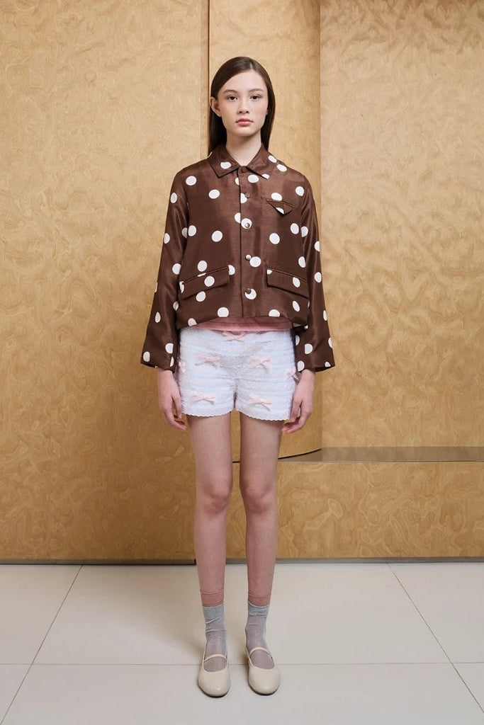 Polkadot Shirt Jacket - Argyle & Oxford