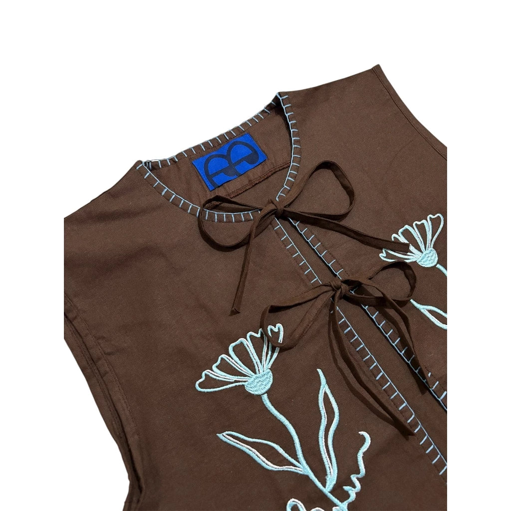 Bloomora Vest Brown - Eotes