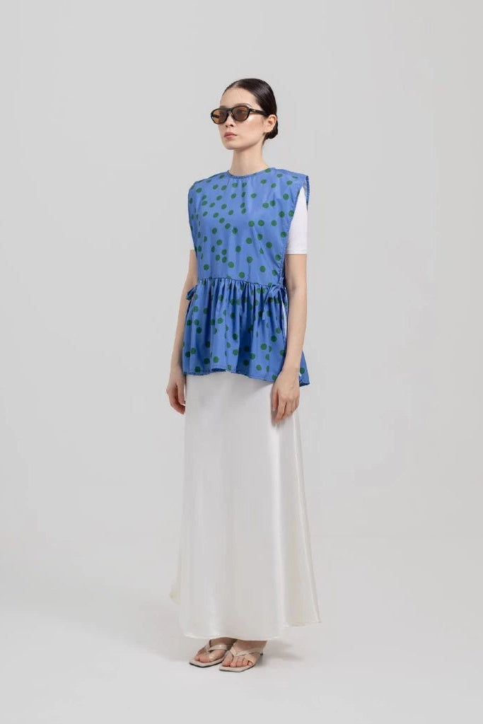 Esme Vest Blue - Tuff Puff