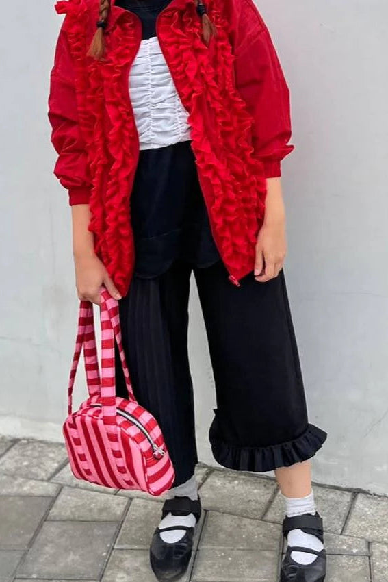 Red Lolita Frilly Jacket - Mannequin Plastic