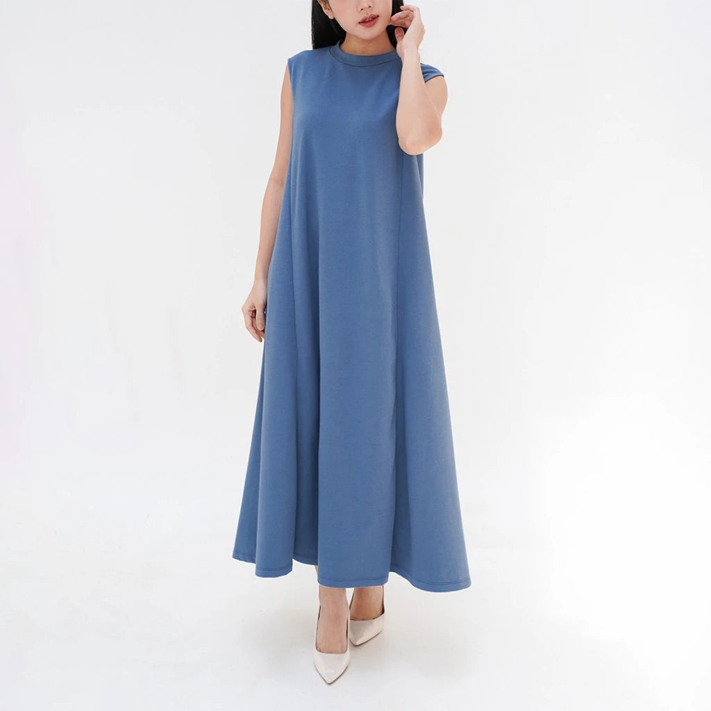 Valencia Maxi Dress With High Neck - Zi & Glo