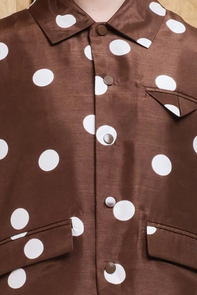 Polkadot Shirt Jacket - Argyle & Oxford
