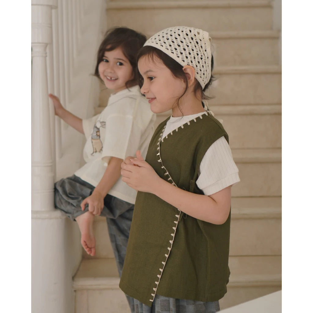 HGL Bambini - Fable Vest Olive - Sabine & Heem