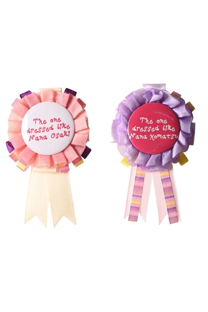 Rosette Pin Couple Set - Nana White Red - Hintuturo