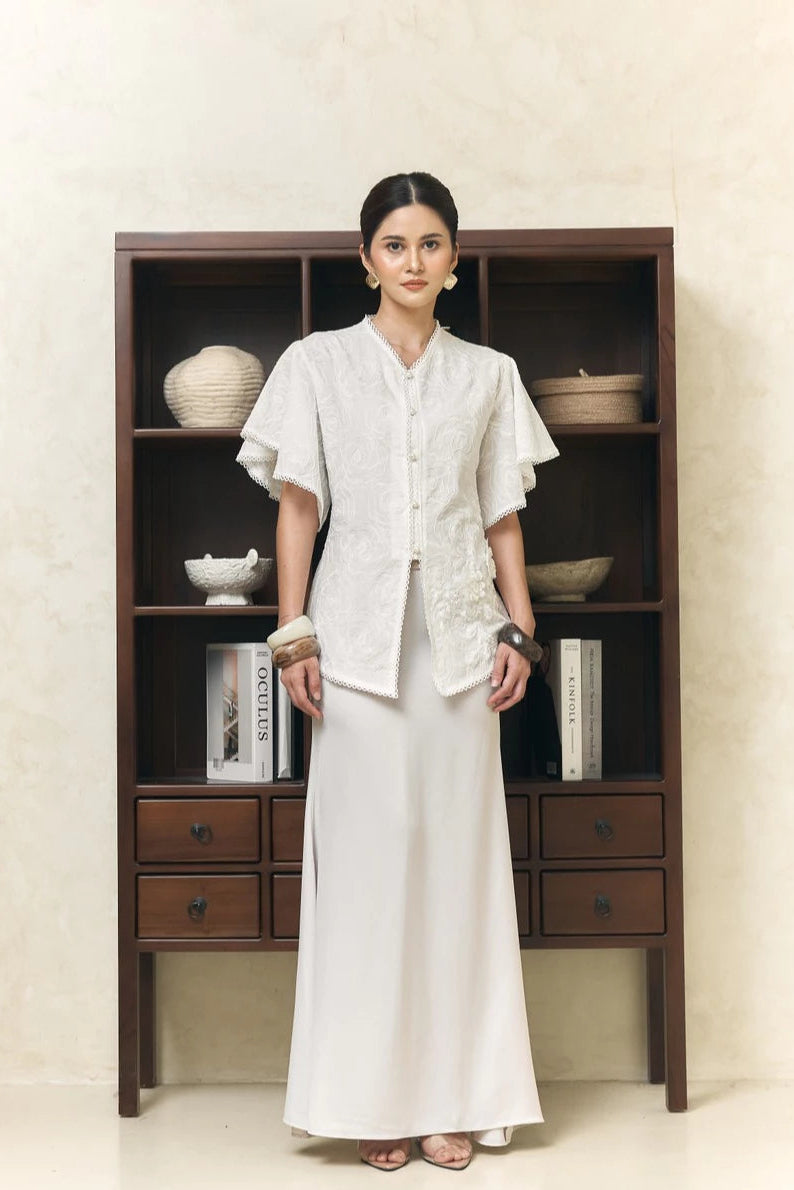 Prita Blouse Broken White - Mine