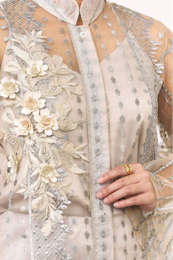 Dinar Embroidery Outer Blue - Mine