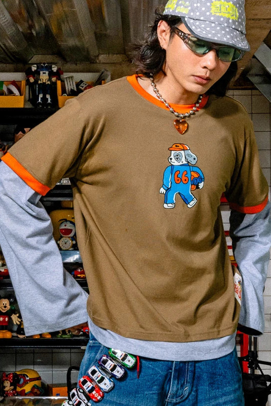 Pitstop Speedway Longsleeve T - Army - Oh.Irv