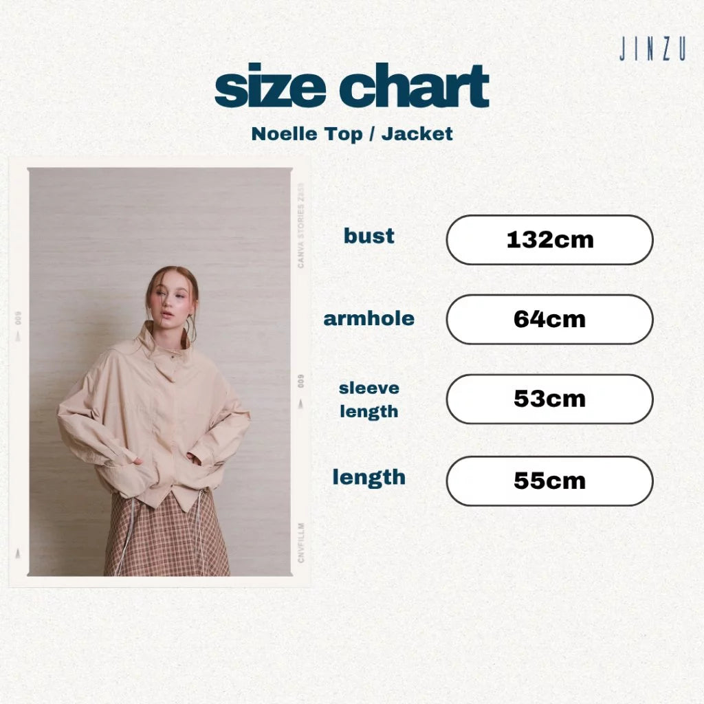 Noelle Top Beige - Jinzu