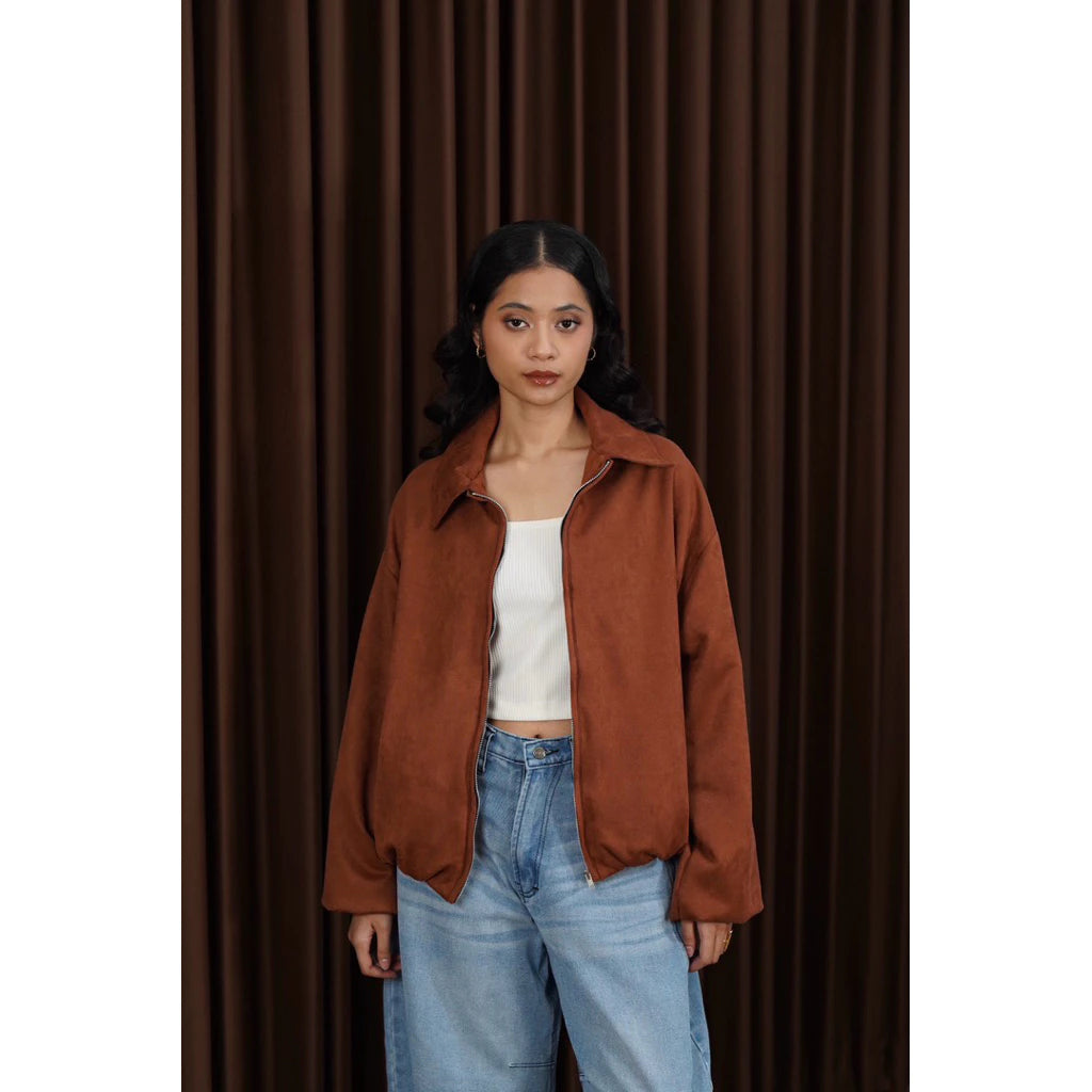 Sable Suede Jacket - Jinzu