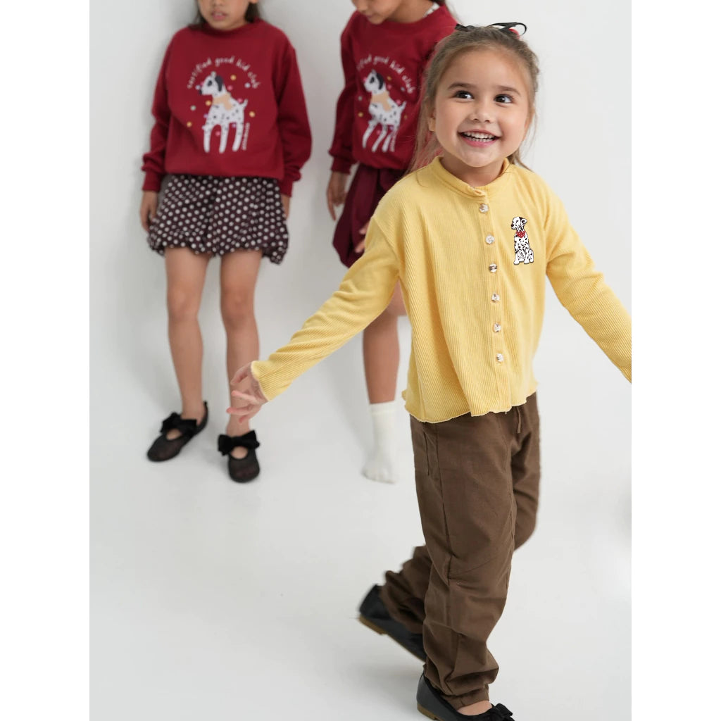 HGL Bambini - Dotty Cardigan Lemon - Little Saints