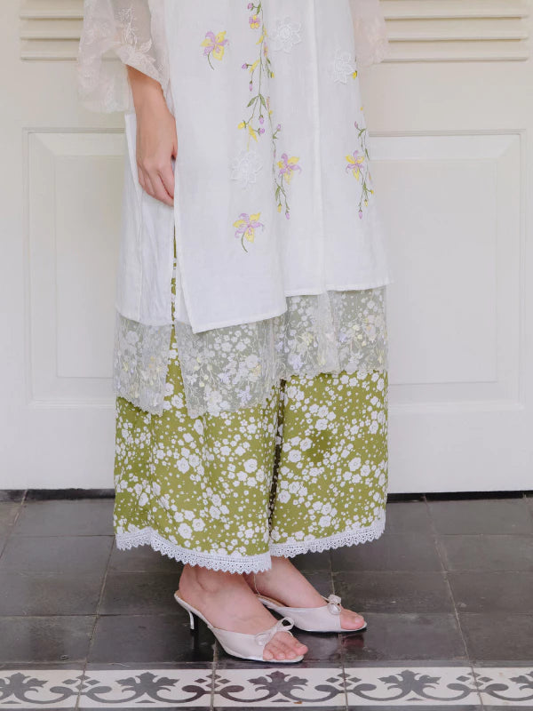 Seiji Pants Floral Green - Toko Didiyo