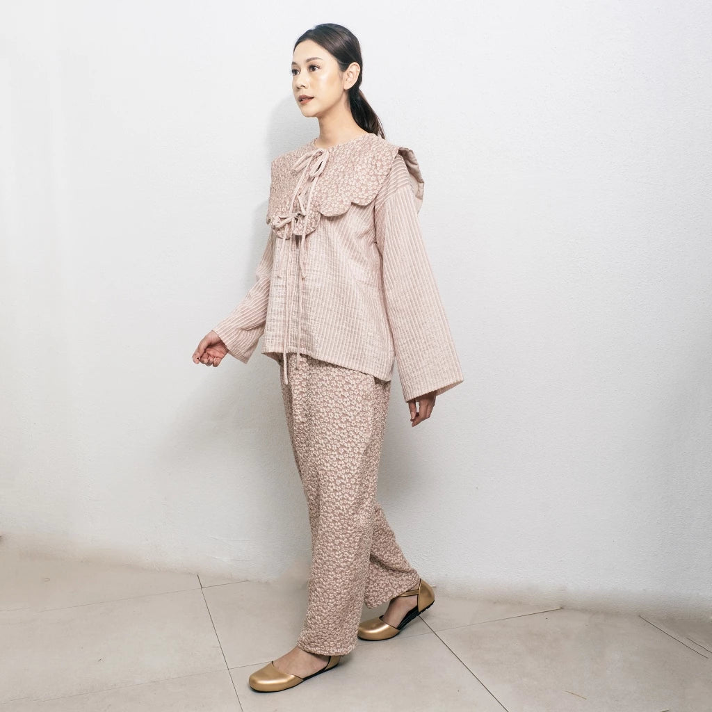 Layered Jacq Kimono Outer Creme - Aumone