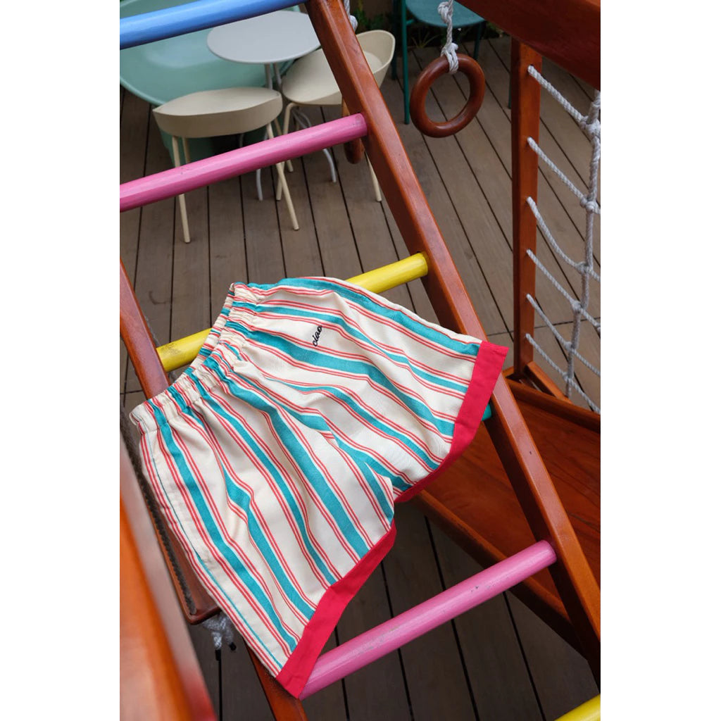 HGL Bambini - Red Stripe Shorts Color Red - Ciao