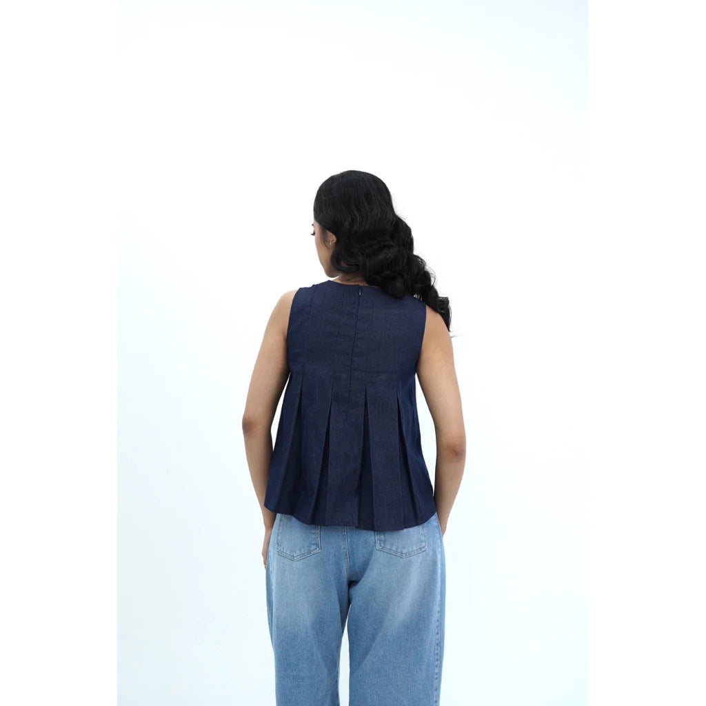 Danish Denim Top - Jinzu
