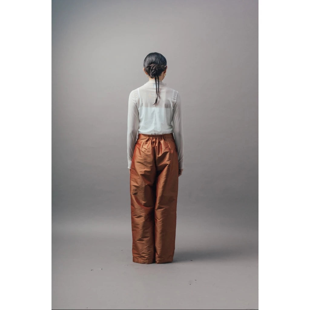 Nara Wide Pants Brown - Wad Studio