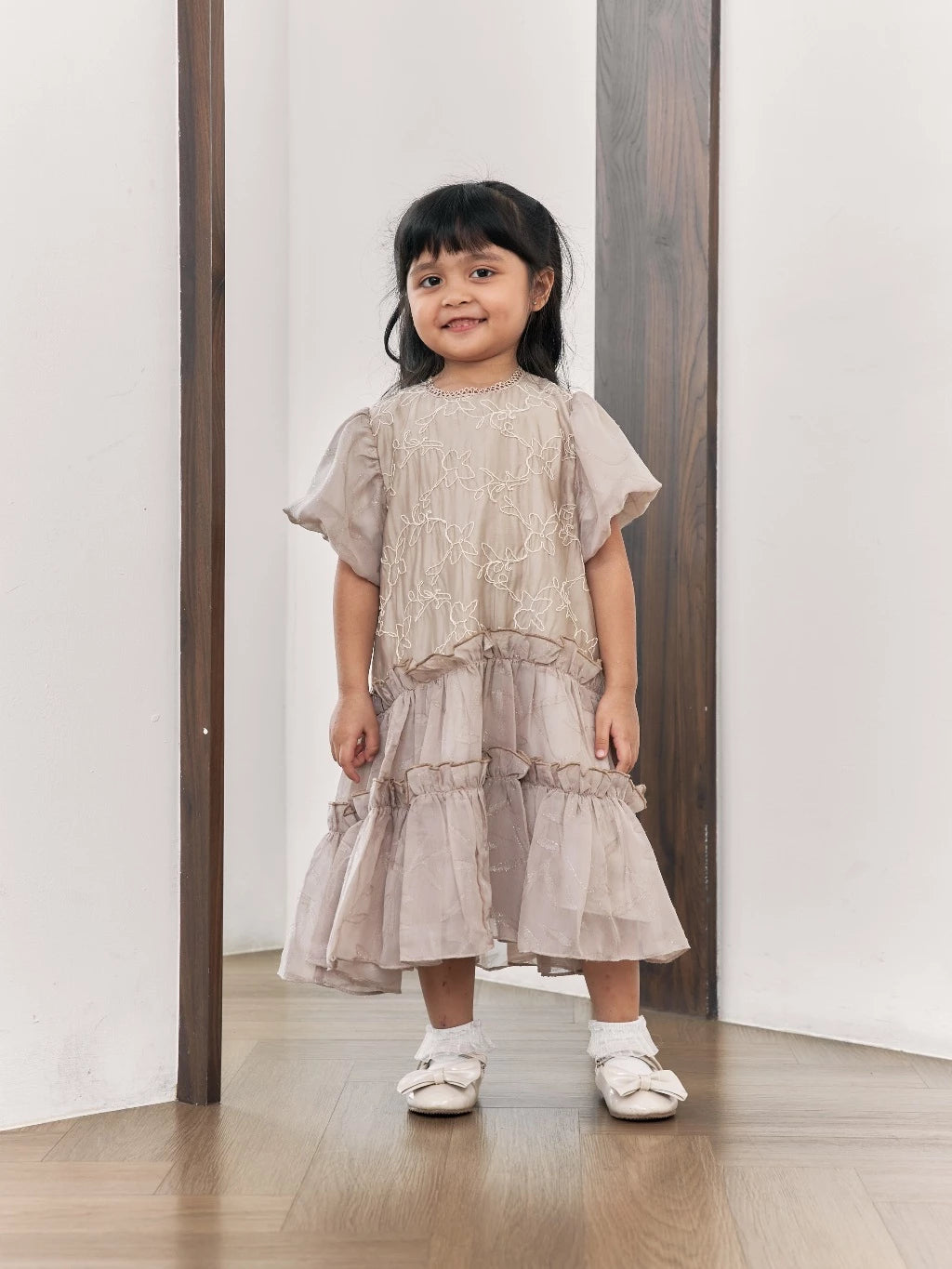 HGL Bambini - Aira Kids Dress Brown - Mine