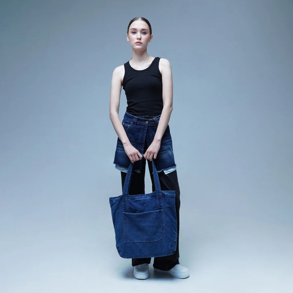 Charel Denim Totebag -Daile