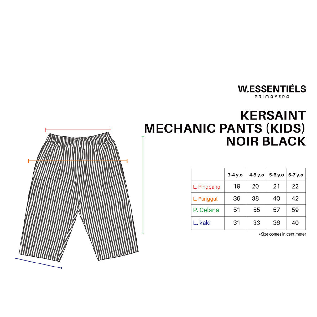 HGL Bambini - Kersaint Mechanic Stripped Pnats - W.Essentiels Primavera