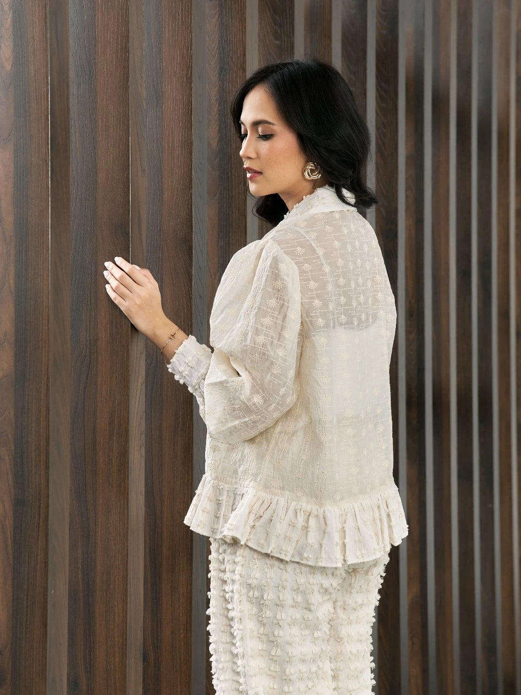 Lilou Blouse Cream - Mine