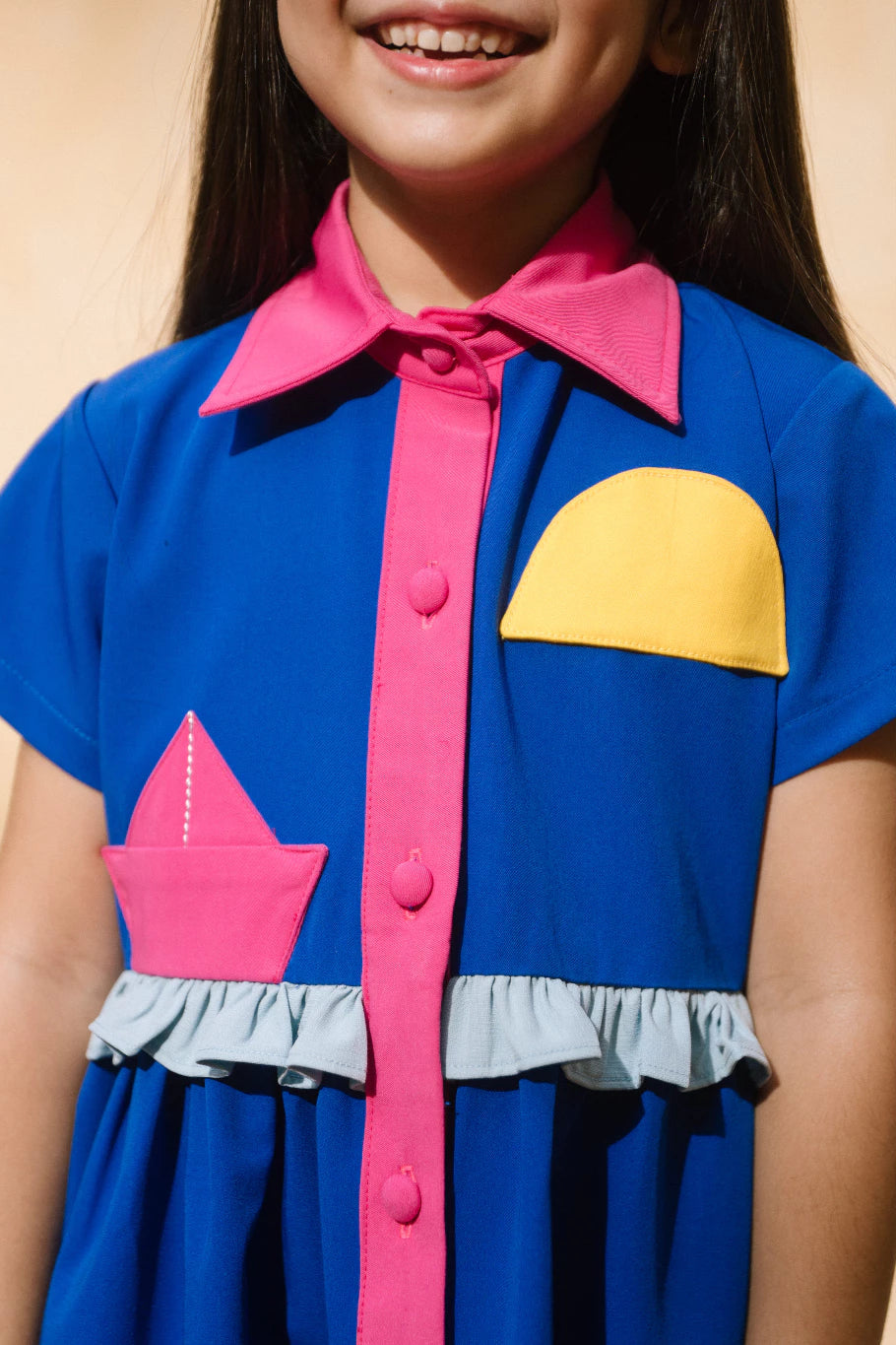 HGL Bambini - Boat Dress Blue - Amber Kids