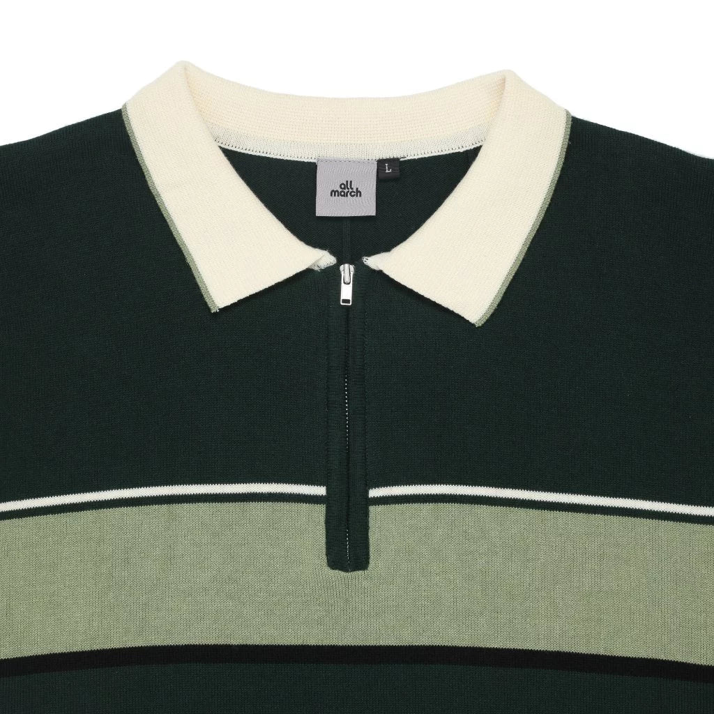 Rugby Halfzip Poloknit - All March