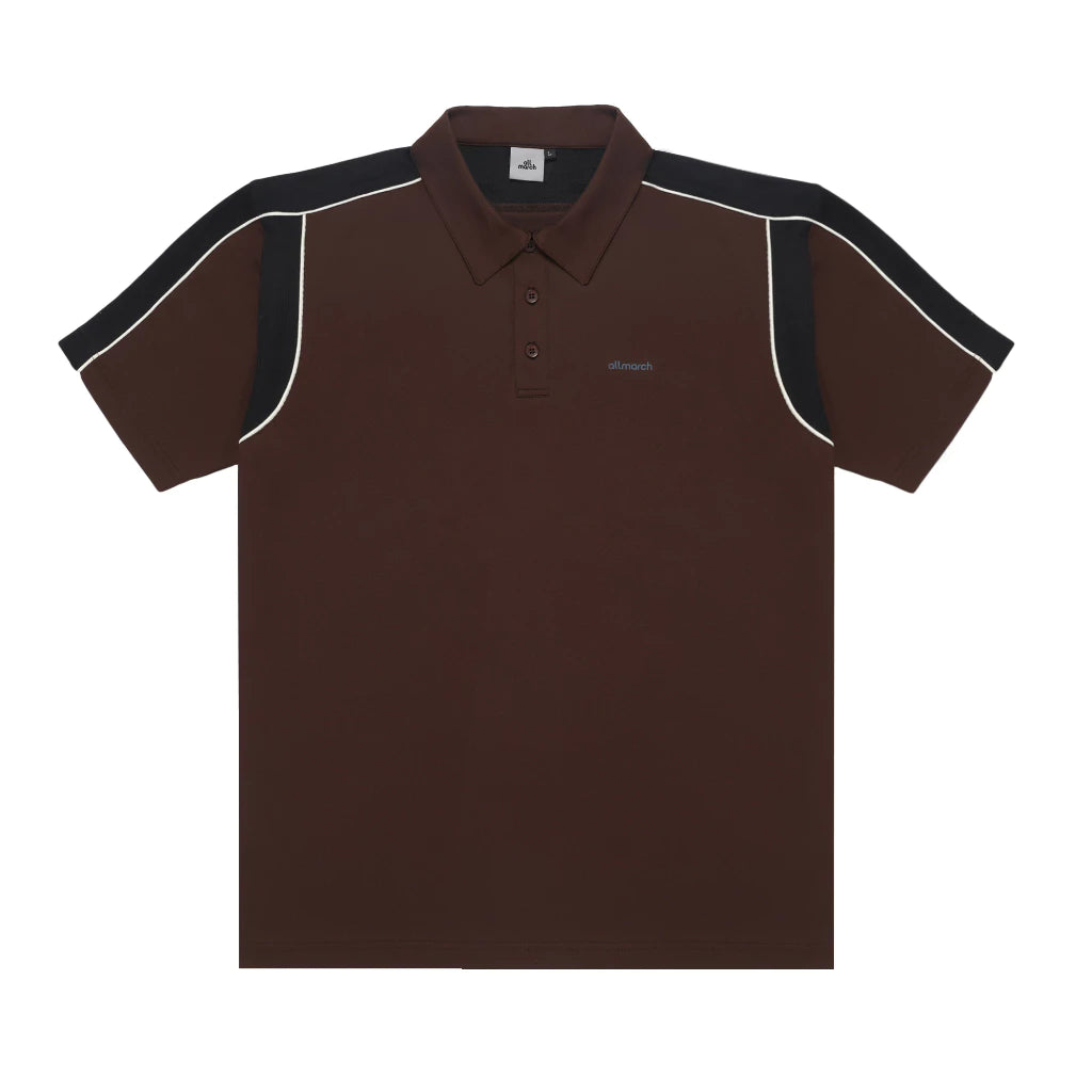 Athleisure Polo Dark Brown - All March